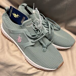Brand new with the tags Women’s Green polo shoes Size 10
